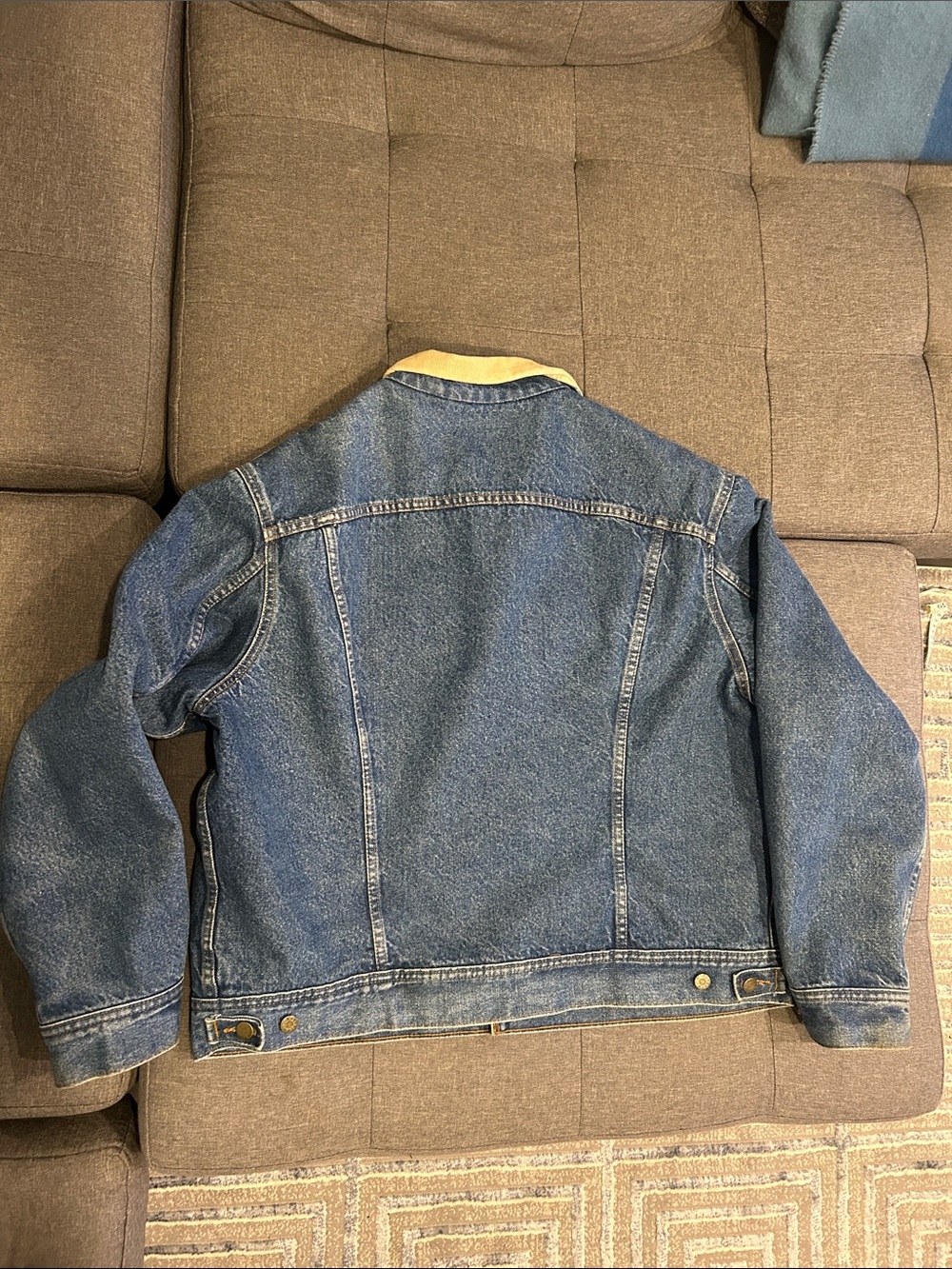Vintage Storm Rider by Canyon Creek Blanket Lined Denim Jean Jacket Size 48 XL - Picture 7 of 16
